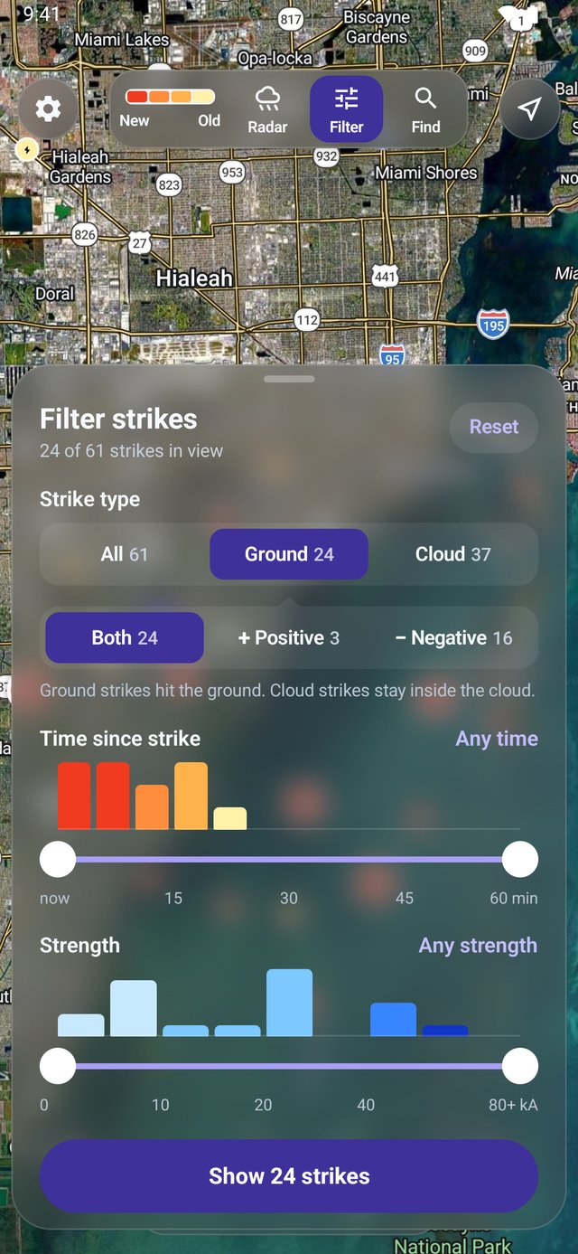 Filter cloud flashes screen in Lightning Alerts