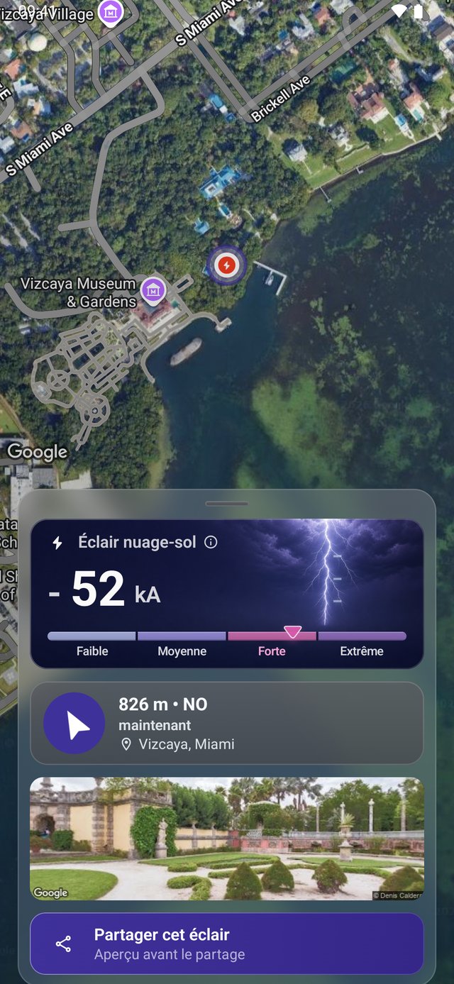 Écran de détail d'impact dans Lightning Alerts